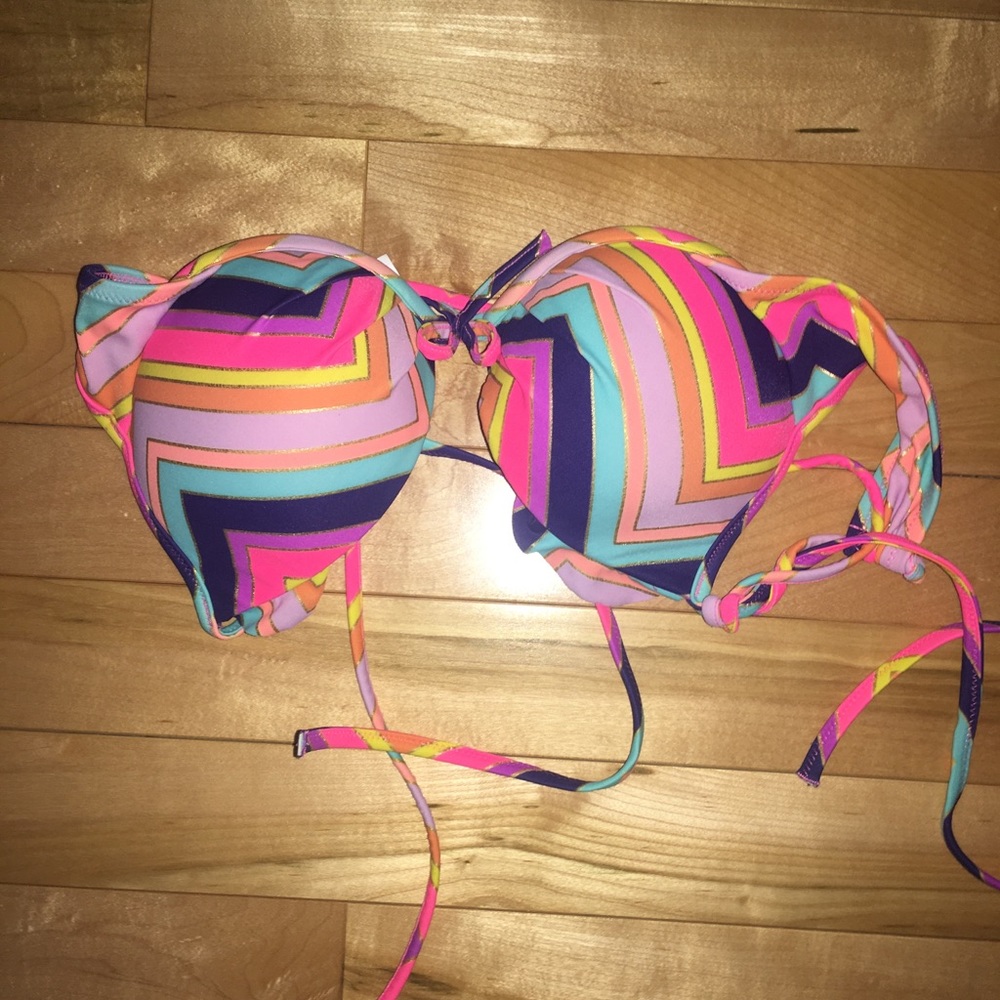 Push-up swim top